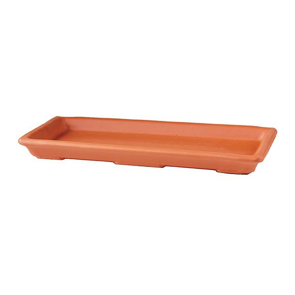 window box planter saucer German Terracotta Window Box Saucer